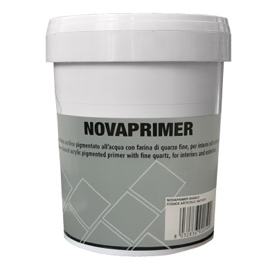 Ακρυλικό Αστάρι Νερού Τεχνοτροπιών Λευκό Novacolor Novaprimer 1lt N471010/1