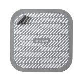 Κάλυμμα Σιλικόνης για Αποχέτευση Δαπέδου Μπάνιου και Νεροχύτη Κουζίνσς κατά των Οσμών 15x15cm Γκρι S4KZ7-Grey