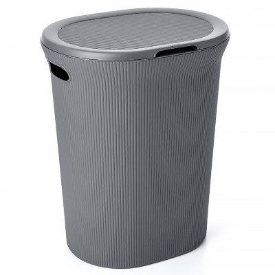 Καλάθι Απλύτων BOABAB 40 L από Πλαστικό σε Χρώμα Ανθρακί 22665 