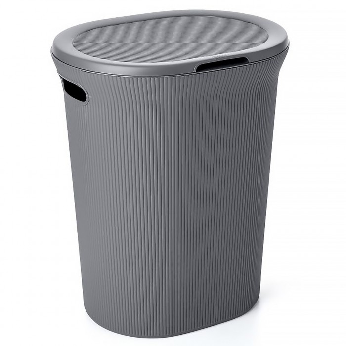 Καλάθι Απλύτων BOABAB 40 L από Πλαστικό σε Χρώμα Ανθρακί 22665