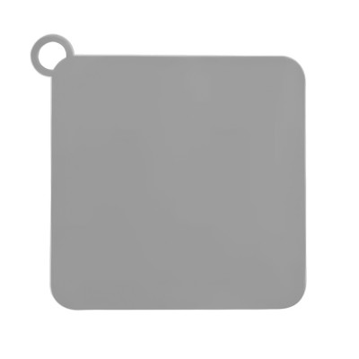 Κάλυμμα Σιλικόνης για Αποχέτευση Δαπέδου Μπάνιου και Νεροχύτη Κουζίνσς κατά των Οσμών 15x15cm Γκρι FDC-Grey