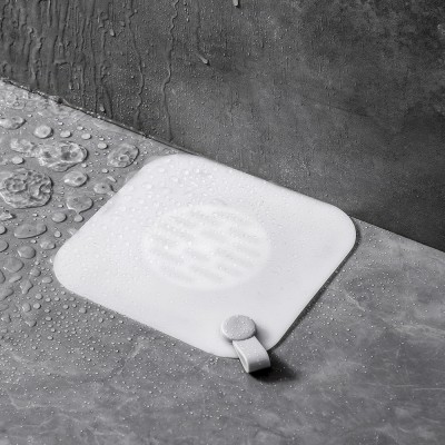 Κάλυμμα Σιλικόνης για Αποχέτευση Δαπέδου Μπάνιου και Νεροχύτη Κουζίνσς κατά των Οσμών 15x15cm Γκρι JYW-Grey