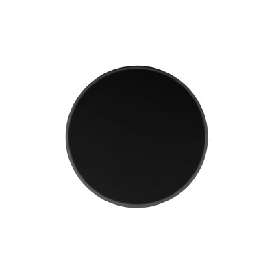 Προστατευτικό Αυτοκόλλητο Τοίχου Πόρτας από Σιλικόνη Στρόγγυλο Μαύρο Ø8cm
