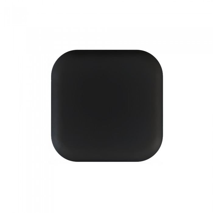 Προστατευτικό Αυτοκόλλητο Τοίχου Πόρτας από Σιλικόνη Τετράγωνο Μαύρο 3.5x3.5cm