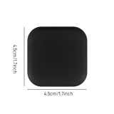 Προστατευτικό Αυτοκόλλητο Τοίχου Πόρτας από Σιλικόνη Τετράγωνο Μαύρο 3.5x3.5cm