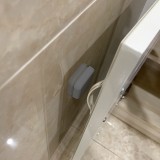 Προστατευτικό Αυτοκόλλητο Τοίχου Πόρτας από Σιλικόνη Τετράγωνο Γκρι 3.5x3.5cm