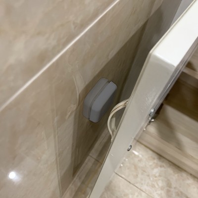 Προστατευτικό Αυτοκόλλητο Τοίχου Πόρτας από Σιλικόνη Τετράγωνο Γκρι 3.5x3.5cm