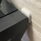 Προστατευτικό Αυτοκόλλητο Τοίχου Πόρτας από Σιλικόνη Τετράγωνο Λευκό 3.5x3.5cm