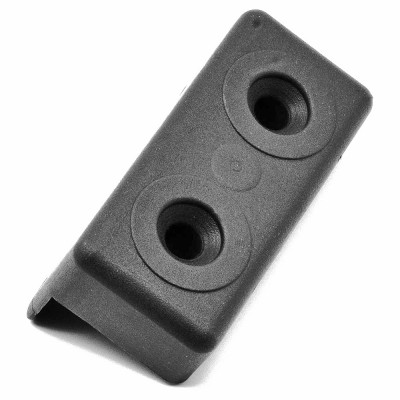 Πέλμα για Πλαϊνά Μελαμίνης 18mm με Διαστάσεις 45mm x 20mm Γκρί