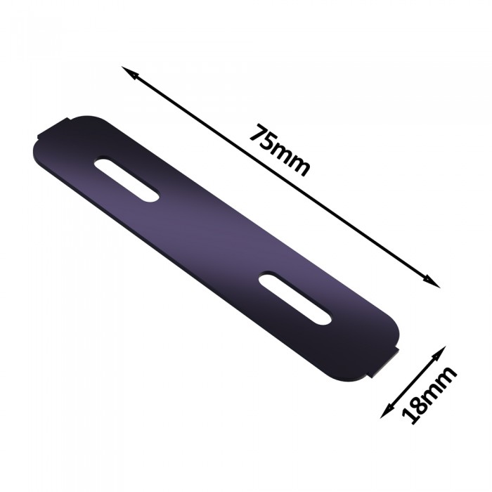 Ατσαλάκι Ρολών Μεταλλικό 75x18 mm για Μηχανισμούς Ρολών