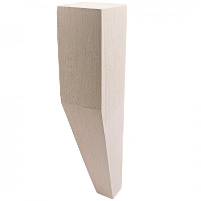 Πόδι Επίπλων Ξύλινο Άβαφο απο Μασίφ Ξύλο Οξιάς 15cm Ύψος σειρά 9084 (1τεμάχιο)