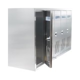 Γραμματοκιβώτια Σειράς Κίνας 5 Θέσεων 522x175x300mm Ασημί G5PA