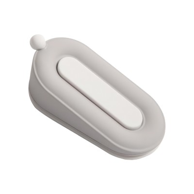 Σφήνα Πόρτας με Αυτοκόλητη Βάση από Σιλικόνη 45x100x48mm Γκρι