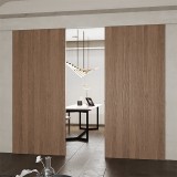 Σύστημα Ολίσθησης για Δύο Ξύλινες Πόρτες ≥600mm Πλάτος και 50Kg Βάρος Πόρτας για 35-45mm Πάχος Ξύλου Spaceship 80 Synchro