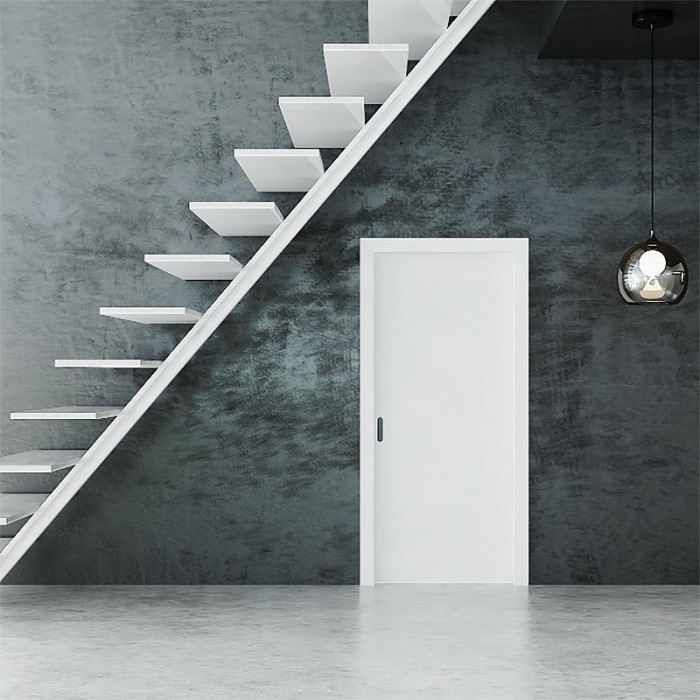 Σύστημα Ολίσθησης Minimal Pocket Spaceship 80 Χωνευτής (Σε τοιχοποιία) Ξύλινης Πόρτας εως100cm Πλάτος και 80Kg Βάρος για 35-45mm Πάχος Ξύλου