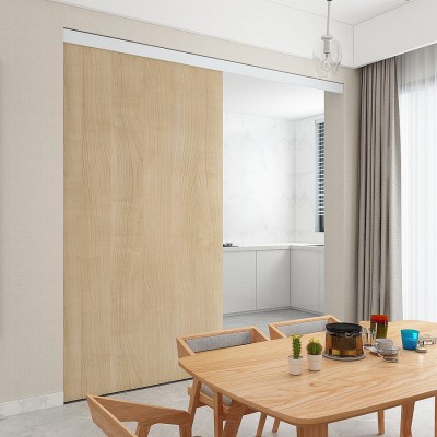 Σύστημα Ολίσθησης OPK Οροφής Ξύλινης Πόρτας Minimal για Πλάτος Φύλου από 58cm - 100cm 80Kg Βάρος και 35-45mm Πάχος ξύλου Spaceship 80