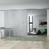 Σύστημα Ολίσθησης Επιτοίχιας Ξύλινης Πόρτας ≥580mm Πλάτος και 80Kg Βάρος για ≤40mm Πάχος Ξύλου Spaceship 80