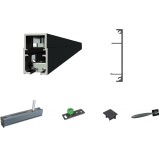 Σύστημα Ολίσθησης Ηλεκτρομαγνητικό για Ξύλινη Πόρτα ≥730mm Πλάτος και 100kg Βάρος Πόρτας για Ξύλο ≥30mm E-Space Ηλεκτρομαγνητική