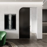 Σύστημα Ολίσθησης Ηλεκτρομαγνητικό για Χωνευτή Ξύλινη Πόρτα ≥730mm Πλάτος και 100kg Βάρος Πόρτας για Ξύλο 34-45mm Πάχος E-Space Χωνευτή Ξύλινη