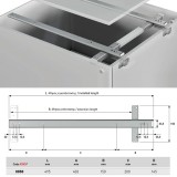 Μηχανισμός Χωνευτής Πόρτας Ντουλαπιού 50cm OMGE 1544/0050