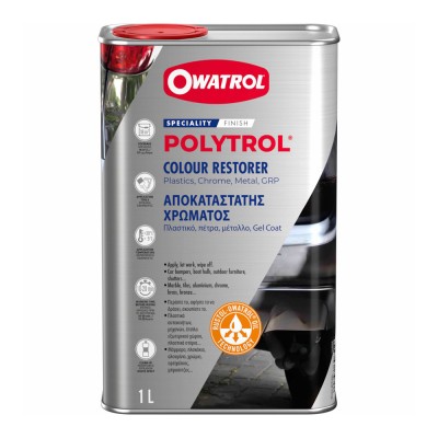 Αποκαταστάτης Χρώματος για πλαστικά, μέταλλο. πέτρα κτλ και  Ξεθαμπωτής Φαναριών Owatrol Polytrol 1000ml