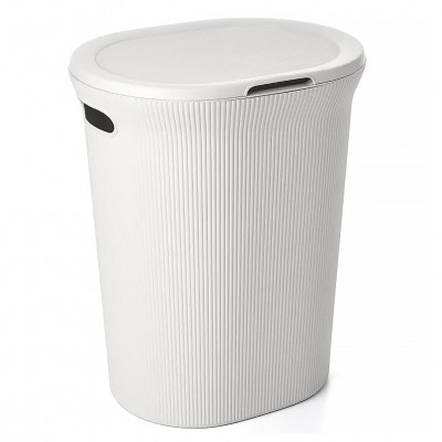 Καλάθι Απλύτων BOABAB 40 L από Πλαστικό σε Χρώμα Λευκό 22418 