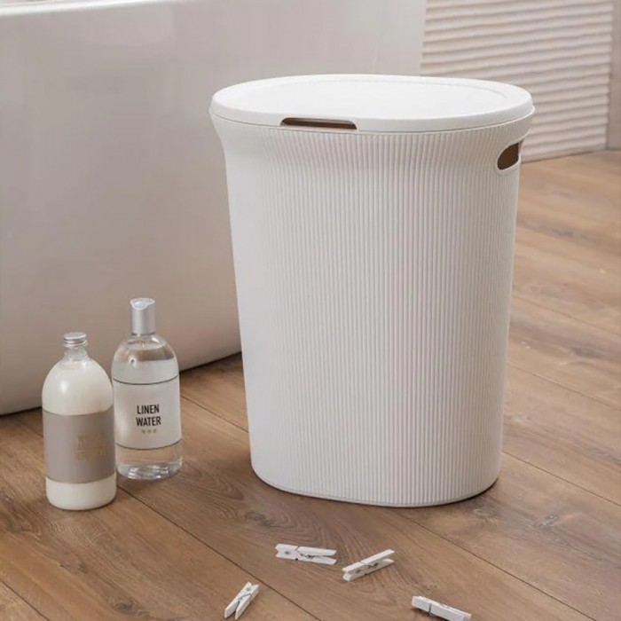 Καλάθι Απλύτων BOABAB 40 L από Πλαστικό σε Χρώμα Λευκό 22418