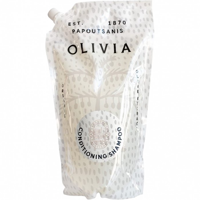 Σαμπουάν & Κρέμα μαλλιών σε Σακουλάκι για Αναπλήρωση Refill 1100ml Papoutsanis Olivia 7347206