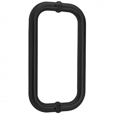 Λαβές εξώπορτας Ζεύγος (2Τεμάχια) Ματ Μαύρο Ø19mm Perfect 820