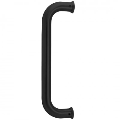 Λαβή εξώπορτας Μονή (1Τεμάχιο) Ματ Μαύρο Ø19mm Perfect 820