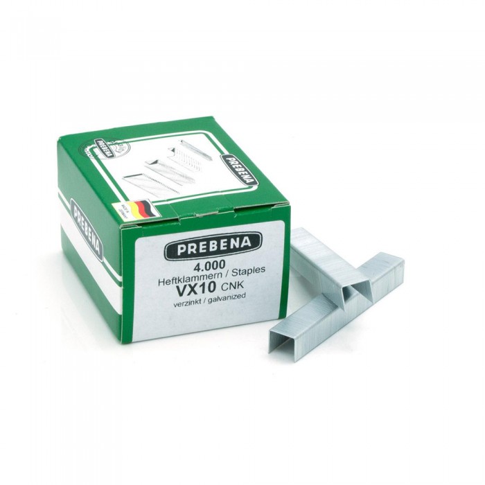 Δίχαλα Καρφωτικού (Συνδετήρες) γαλβανιζέ τύπου VX 10mm PREBENA VX10CNK 1 κουτί με 4000τεμ