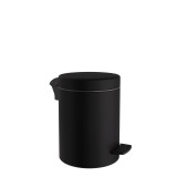 Χαρτοδοχείο 3 Lit, Soft Close - Matt Black, Pam & Co, Ø18 x H25 (cm), 03-601-403