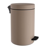 Χαρτοδοχείο 12 Lit, Soft Close - Matt Beige, Pam & Co, Ø25 x H40 (cm), 12-090-103