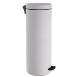 Χαρτοδοχείο 30 Lit, Soft Close - Matt White, Pam & Co, Ø25 x H65 (cm), 2565-033
