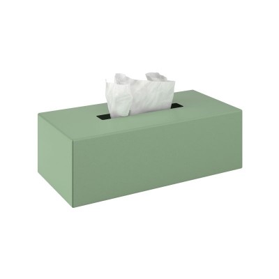 Επικαθήμενη / Επιτοίχια Θήκη Χαρτομάντηλων - Matt Mint, Pam & Co, W25 x D13 x H7,5 (cm), 120-903