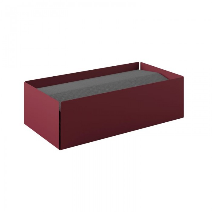 Θήκη Χειροπετσετών Ζικ-Ζακ - Matt Bordeaux, Pam & Co, W25 x D13 x H7,5 (cm), 121-153