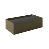 Θήκη Χειροπετσετών Ζικ-Ζακ - Matt Light Bronze, Pam & Co, W25 x D13 x H7,5 (cm), 121-963