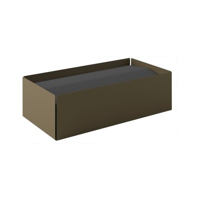 Θήκη Χειροπετσετών Ζικ-Ζακ - Matt Light Bronze, Pam & Co, W25 x D13 x H7,5 (cm), 121-963