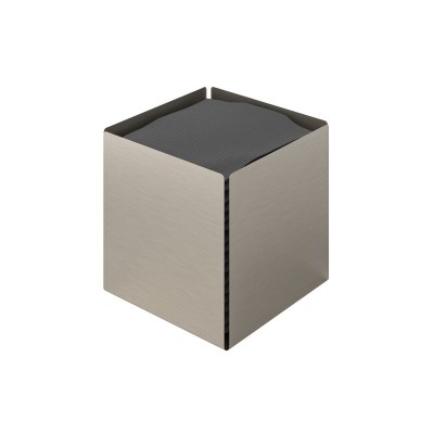 Θήκη Χαρτομάντηλων Κύβος - Matt Inox, Pam & Co, W13 x D13 x H13 (cm), 123-011