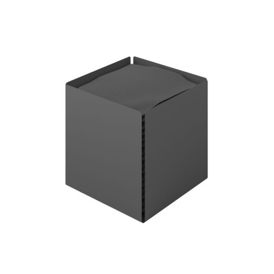 Θήκη Χαρτομάντηλων Κύβος - Matt Anthracite, Pam & Co, W13 x D13 x H13 (cm), 123-113