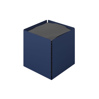 Θήκη Χαρτομάντηλων Κύβος - Matt Navy Blue, Pam & Co, W13 x D13 x H13 (cm), 123-203