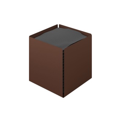 Θήκη Χαρτομάντηλων Κύβος - Matt Wenge, Pam & Co, W13 x D13 x H13 (cm), 123-943