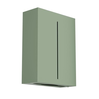 Επιτοίχια Θήκη για Χειροπετσέτες Ζικ-Ζακ - Matt Mint, Pam & Co, W28,5 x D10 x H37 (cm), 122-903