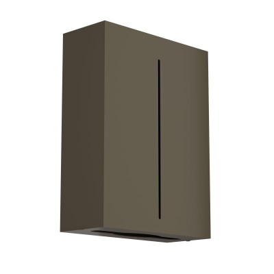 Επιτοίχια Θήκη για Χειροπετσέτες Ζικ-Ζακ - Matt Light Bronze, Pam & Co, W28,5 x D10 x H37 (cm), 122-963