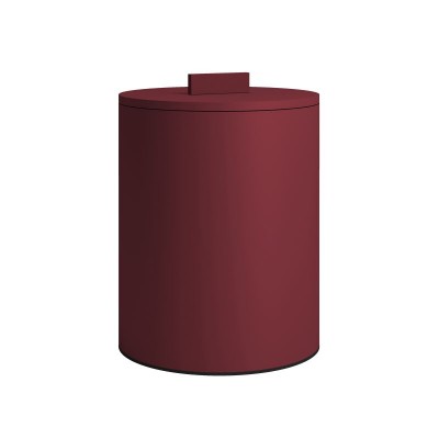 Κάδος Απορριμμάτων Πάγκου 6 Lit - Matt Bordeaux, Pam & Co, Ø20 x H25 (cm), 2326-153