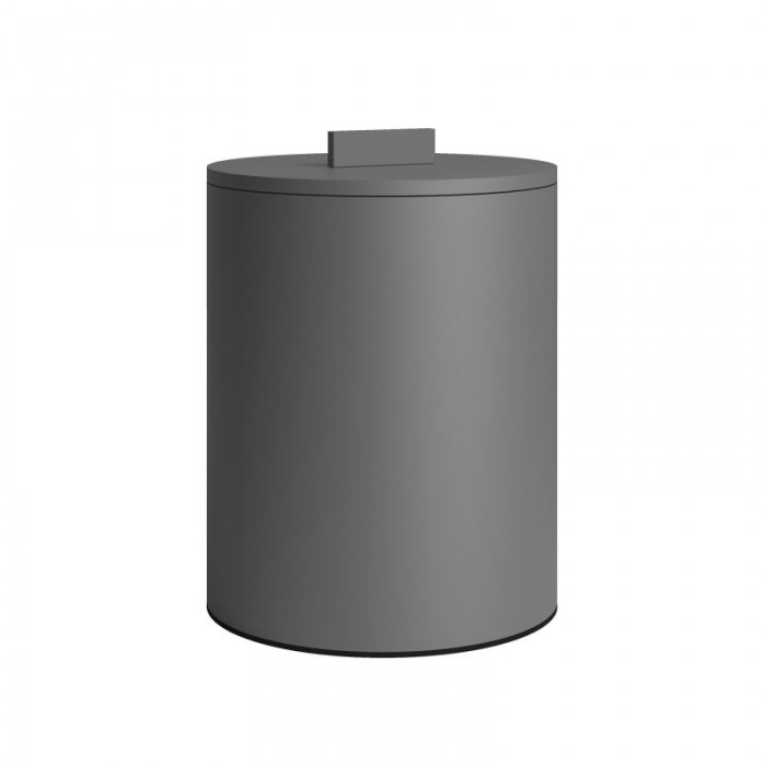 Κάδος Απορριμμάτων Πάγκου 6 Lit - Matt Concrete Grey, Pam & Co, Ø20 x H25 (cm), 2326-163