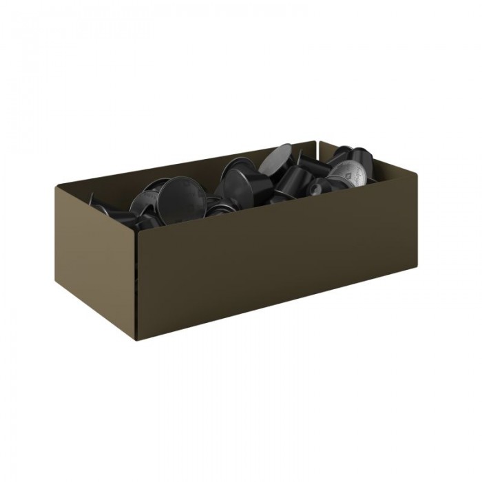 Θήκη για Κάψουλες - Matt Light Bronze, Pam & Co, W25 x D13 x H7,5 (cm), 117-963