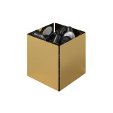 Θήκη για Κάψουλες - Gold, Pam & Co, W13 x D13 x H13 (cm), 116-024