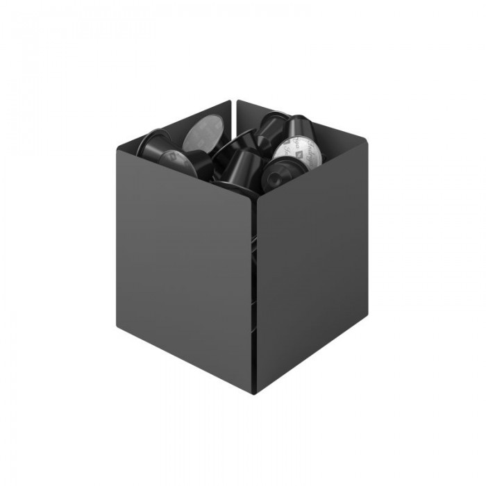 Θήκη για Κάψουλες - Matt Anthracite, Pam & Co, W13 x D13 x H13 (cm), 116-113