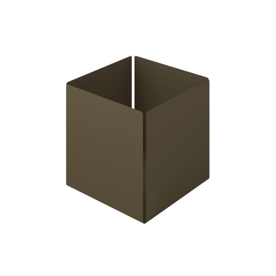 Θήκη Οργάνωσης Κύβος - Matt Light Bronze, Pam & Co, W13 x D13 x H13 (cm), 118-963